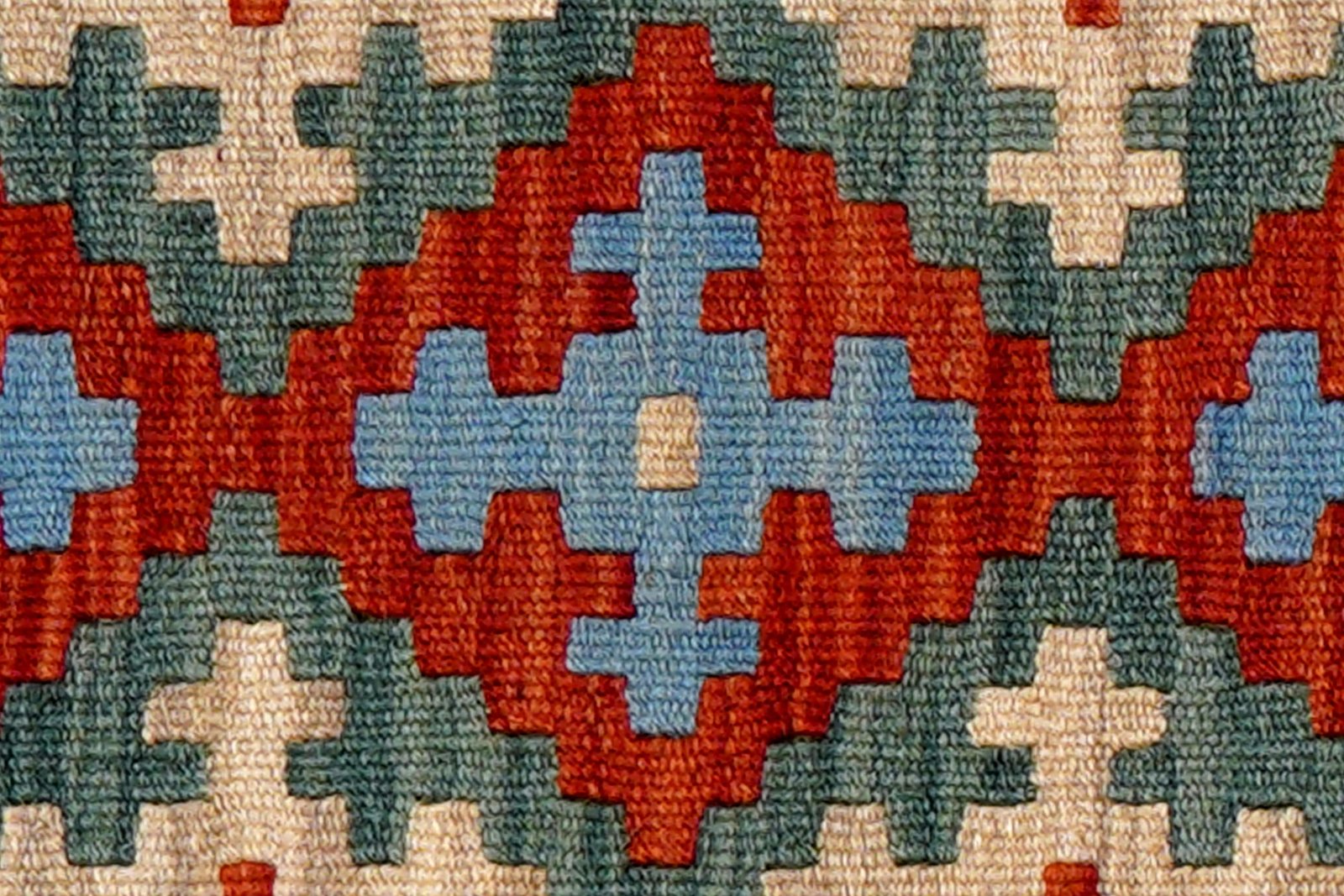 Kelim Gashgai — Handmade, 43x59 cm, Multicolor, 100% Virgin Wool | View 5