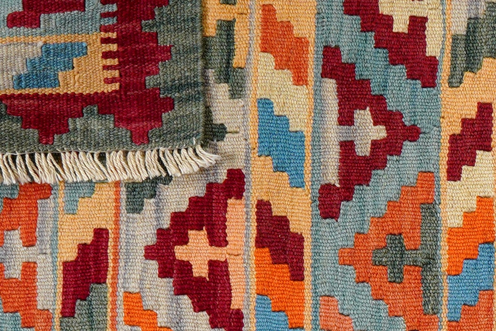 Kelim Gashgai — Handmade, 62x86 cm, Multicolor, 100% Virgin Wool | View 6