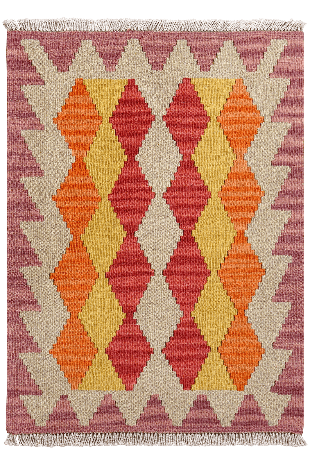 Kelim Gashgai — Handmade, 63x86 cm, Multicolor, 100% Virgin Wool | Main view