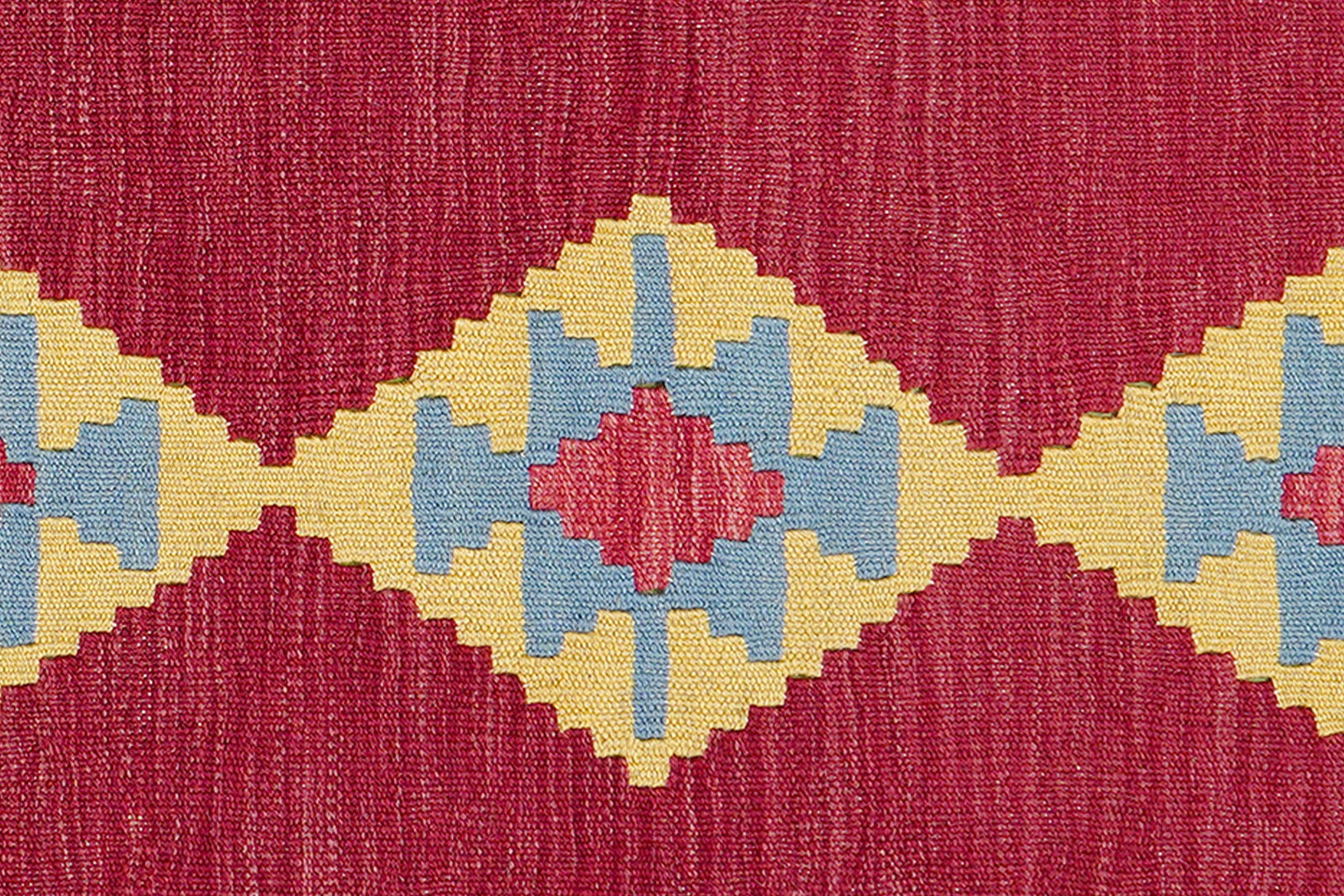 Kelim Gashgai — Handgefertigt, 164x109 cm, Beige, 100% Virgin Wool | View 6