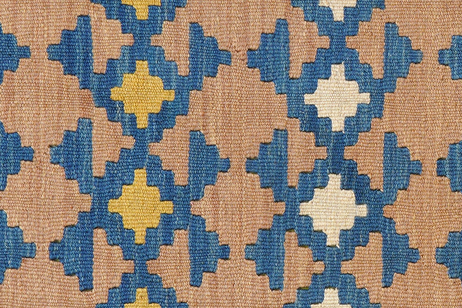 Kelim Gashgai — Handmade, 61x91 cm, Beige, 100% Virgin Wool | View 5