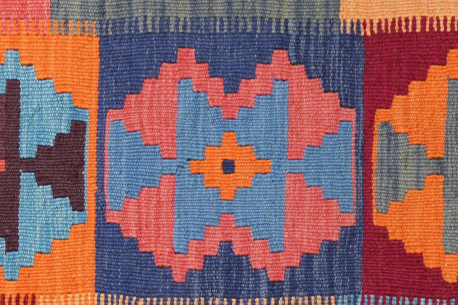 Kelim Gashgai — Handmade, 84x129 cm, Multicolor, 100% Virgin Wool | View 5