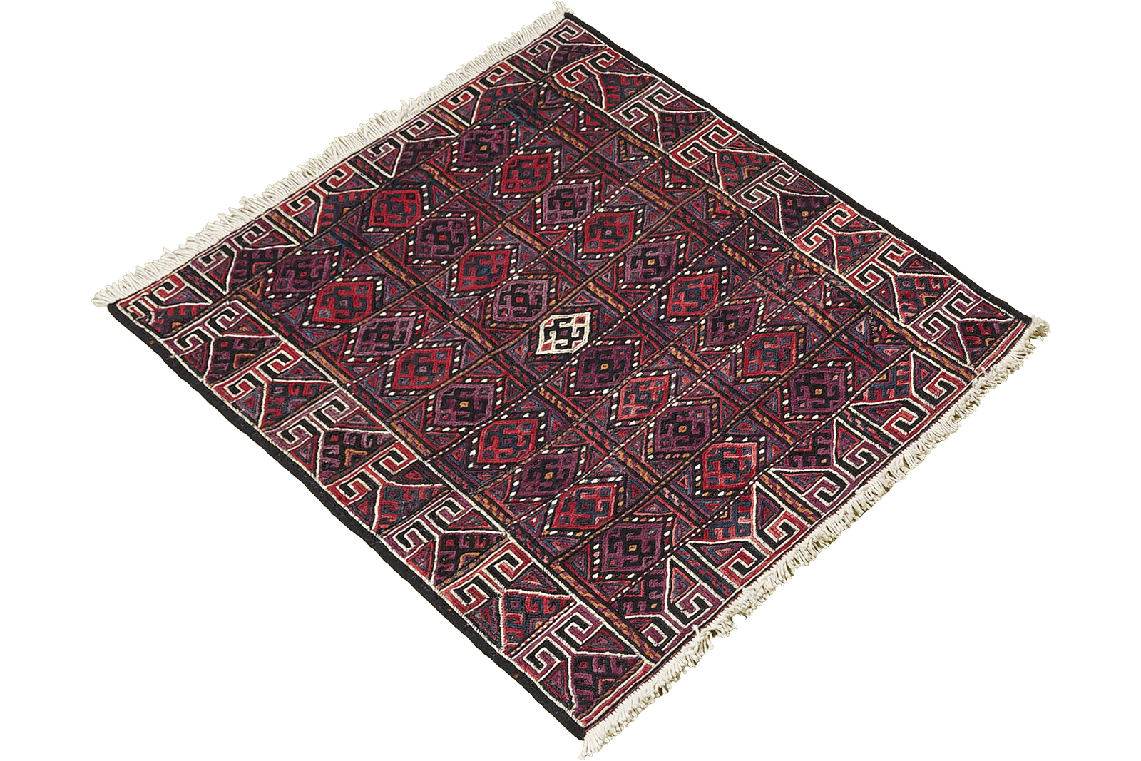 Sumak Shahsavan — Handmade, 72x93 cm, Multicolor, 100% Virgin Wool | View 4