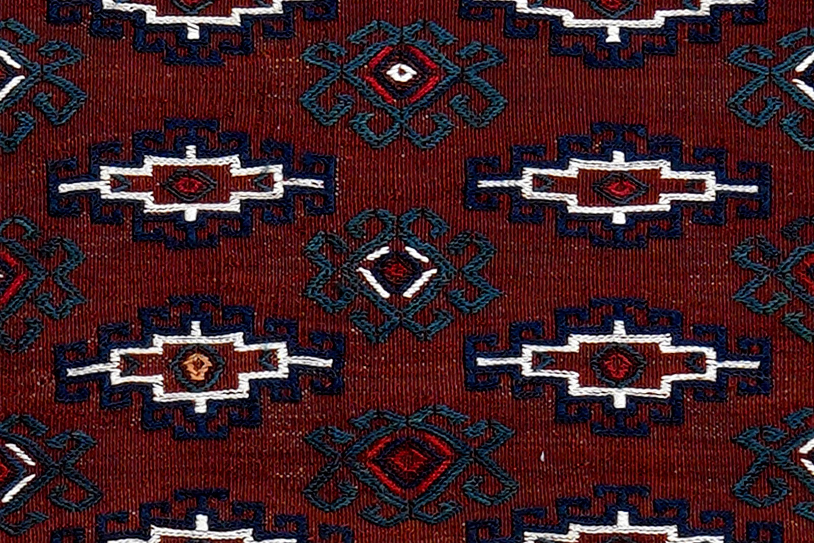 Kelim Turkman — Handgefertigt, 46x112 cm, Bunt, 100% Virgin Wool | View 6