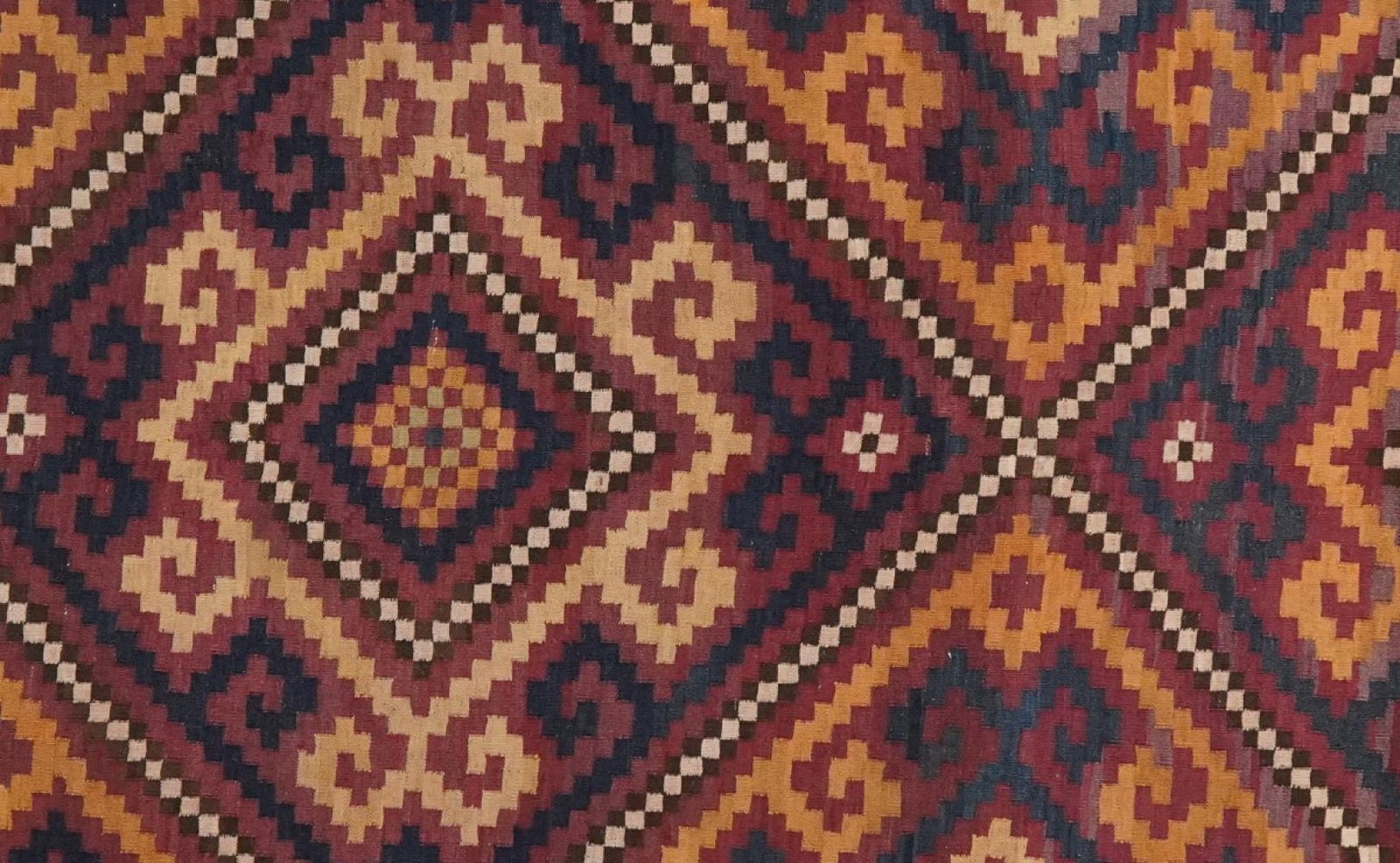 Kelim Belutch — Handmade, 190x402 cm, Multicolor, 100% Virgin Wool | View 4