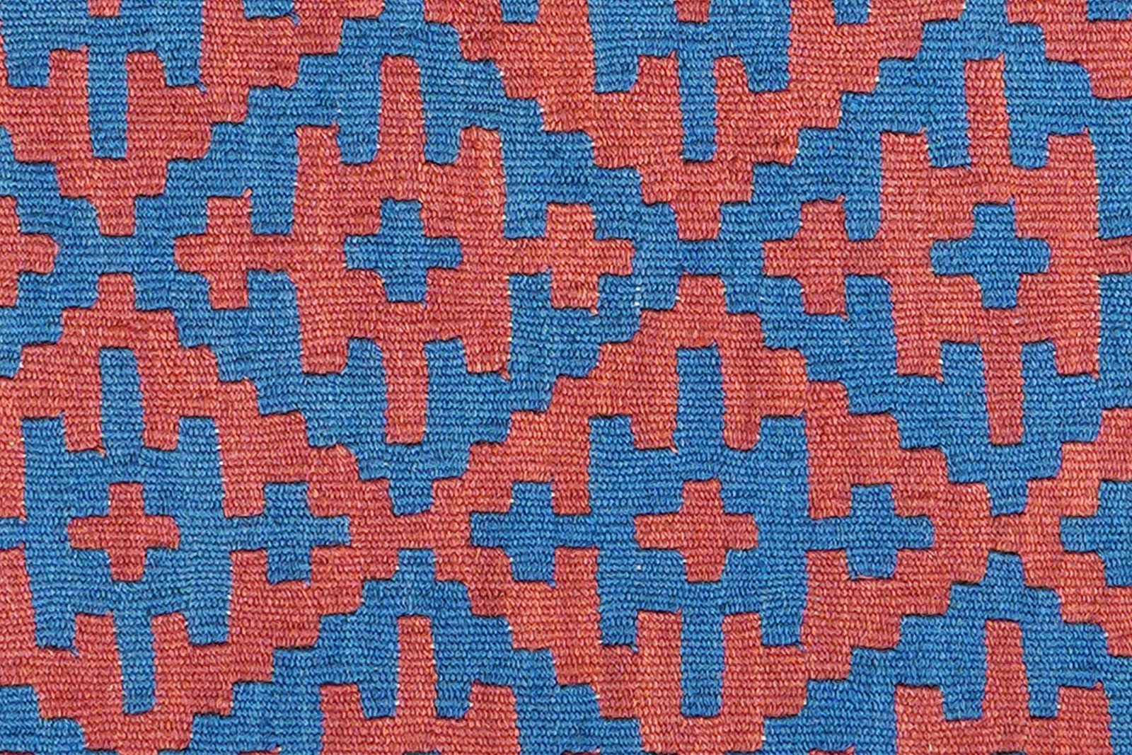 Kelim Gashgai — Handmade, 83x121 cm, Red, 100% Virgin Wool | View 5