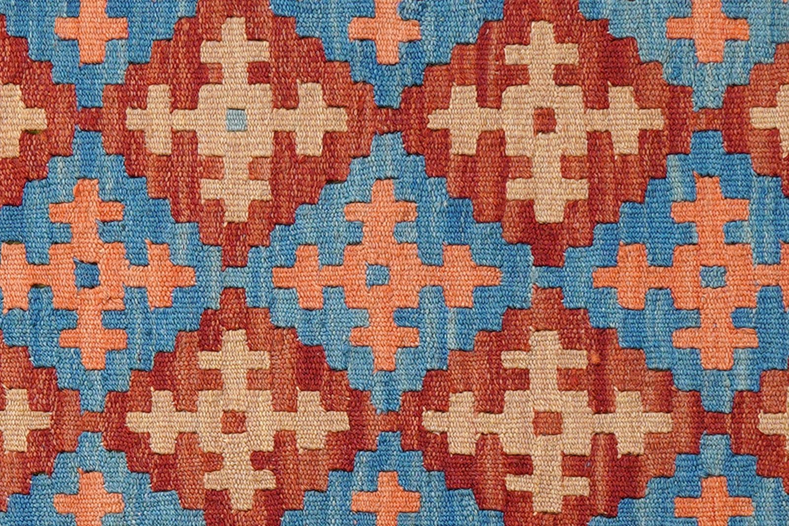 Kelim Gashgai — Handmade, 81x121 cm, Red, 100% Virgin Wool | View 5
