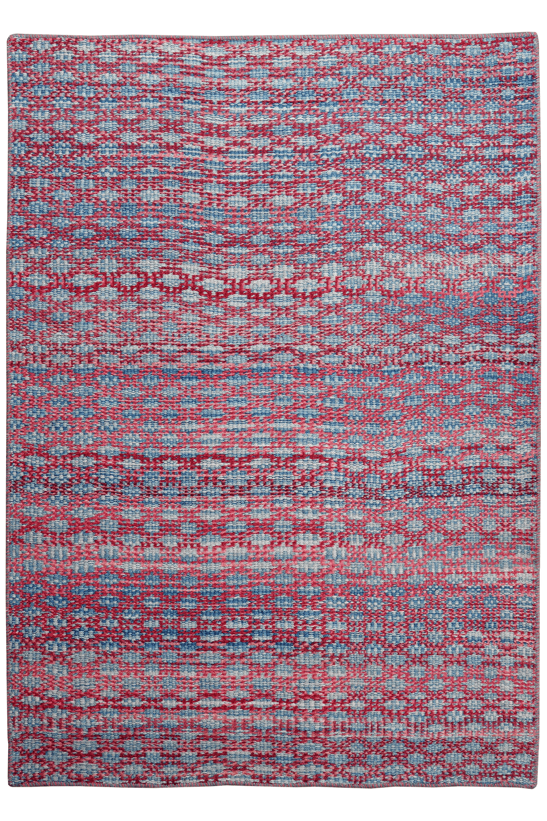 Kelim — Handmade, 103x147 cm, Pink, 100% Virgin Wool | Main view