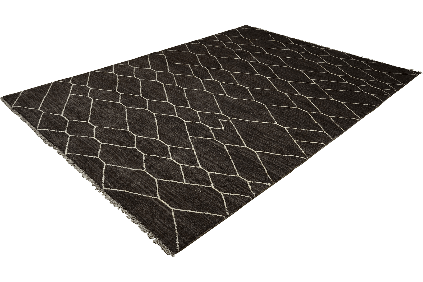 Gabbeh Basi — Hand-knotted, 202x288 cm, Brown, 100% Virgin Wool | View 5