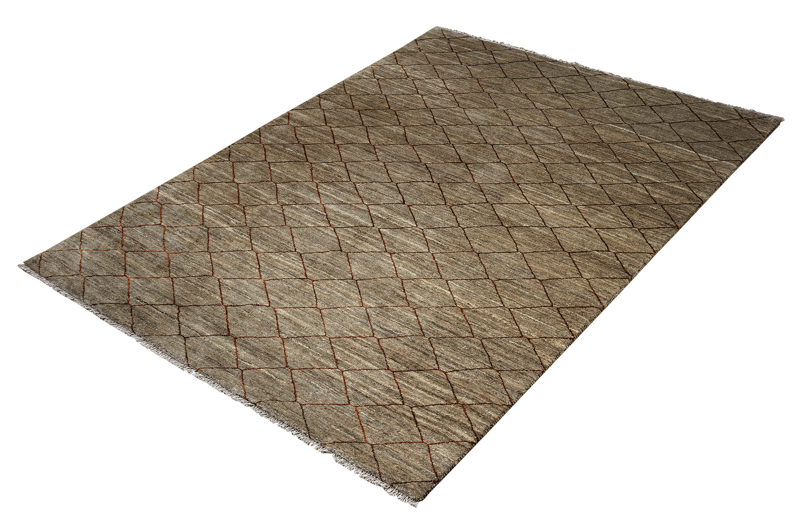 Gabbeh Basi — Hand-knotted, 205x287 cm, Brown, 100% Virgin Wool | View 5