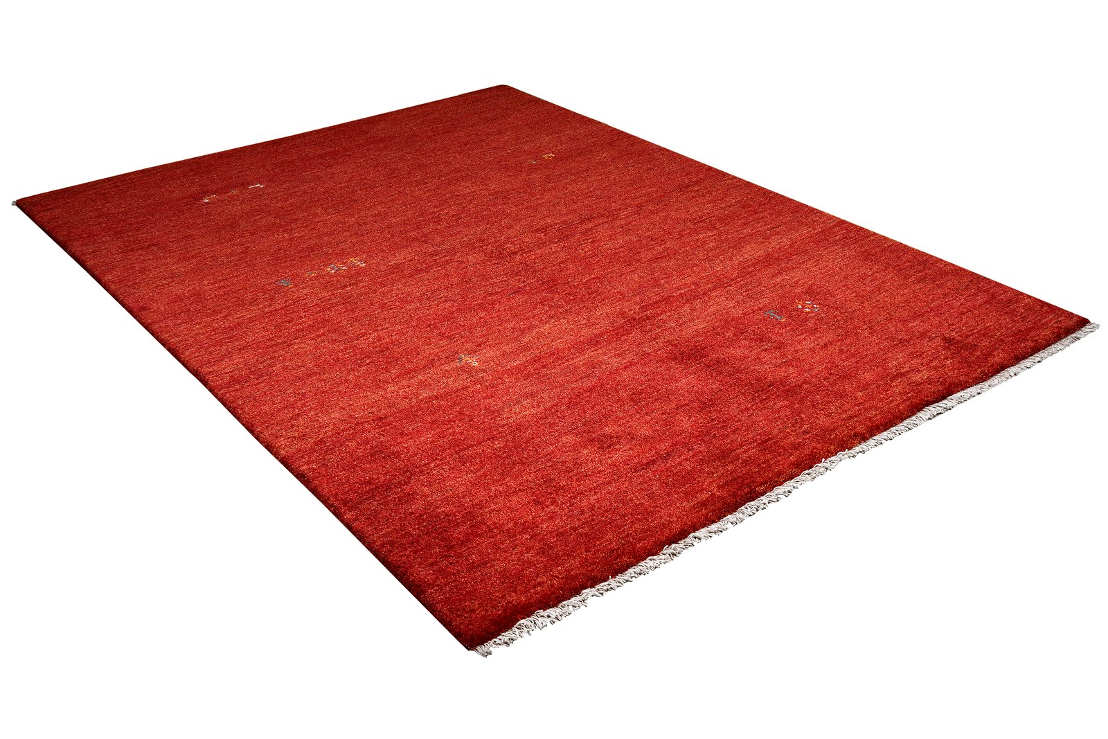Gabbeh — Hand-knotted, 175x234 cm, Red, 100% Virgin Wool | View 4