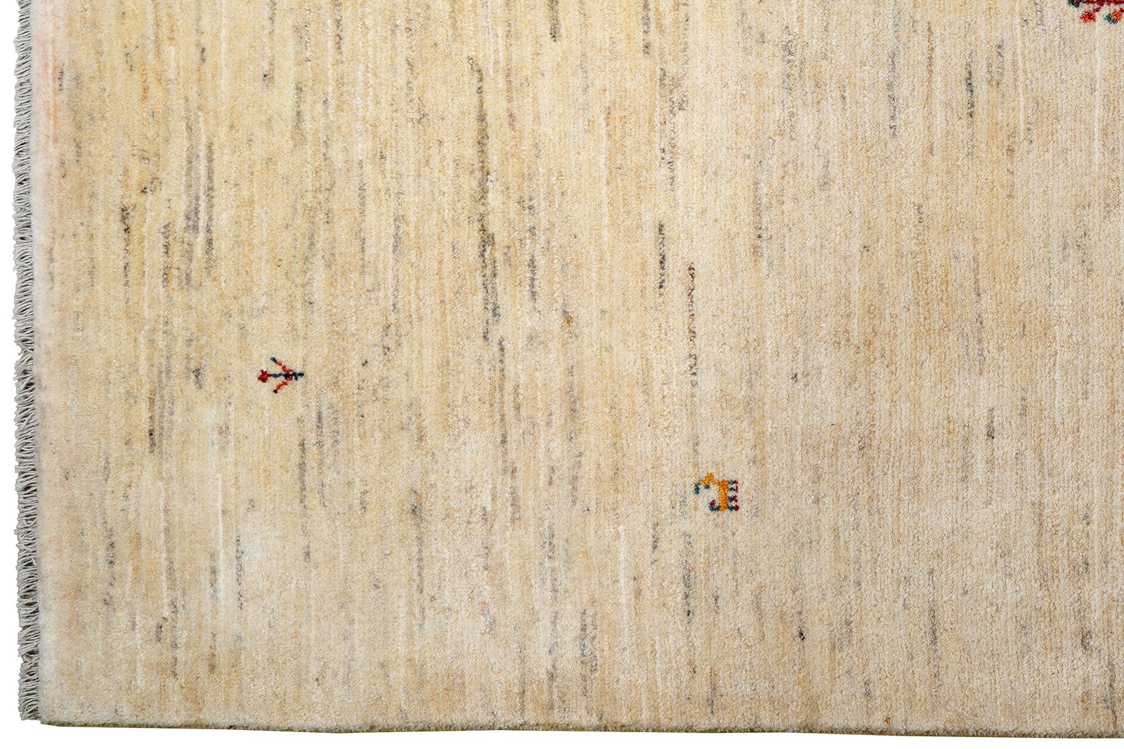 Gabbeh — Hand-knotted, 175x234 cm, Beige, 100% Virgin Wool | View 3