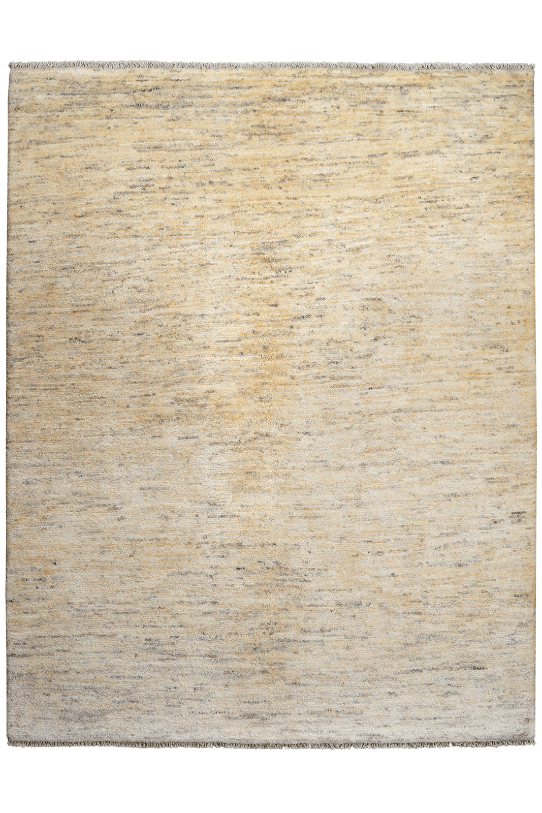 Gabbeh — Hand-knotted, 154x195 cm, Beige, 100% Virgin Wool | Main view