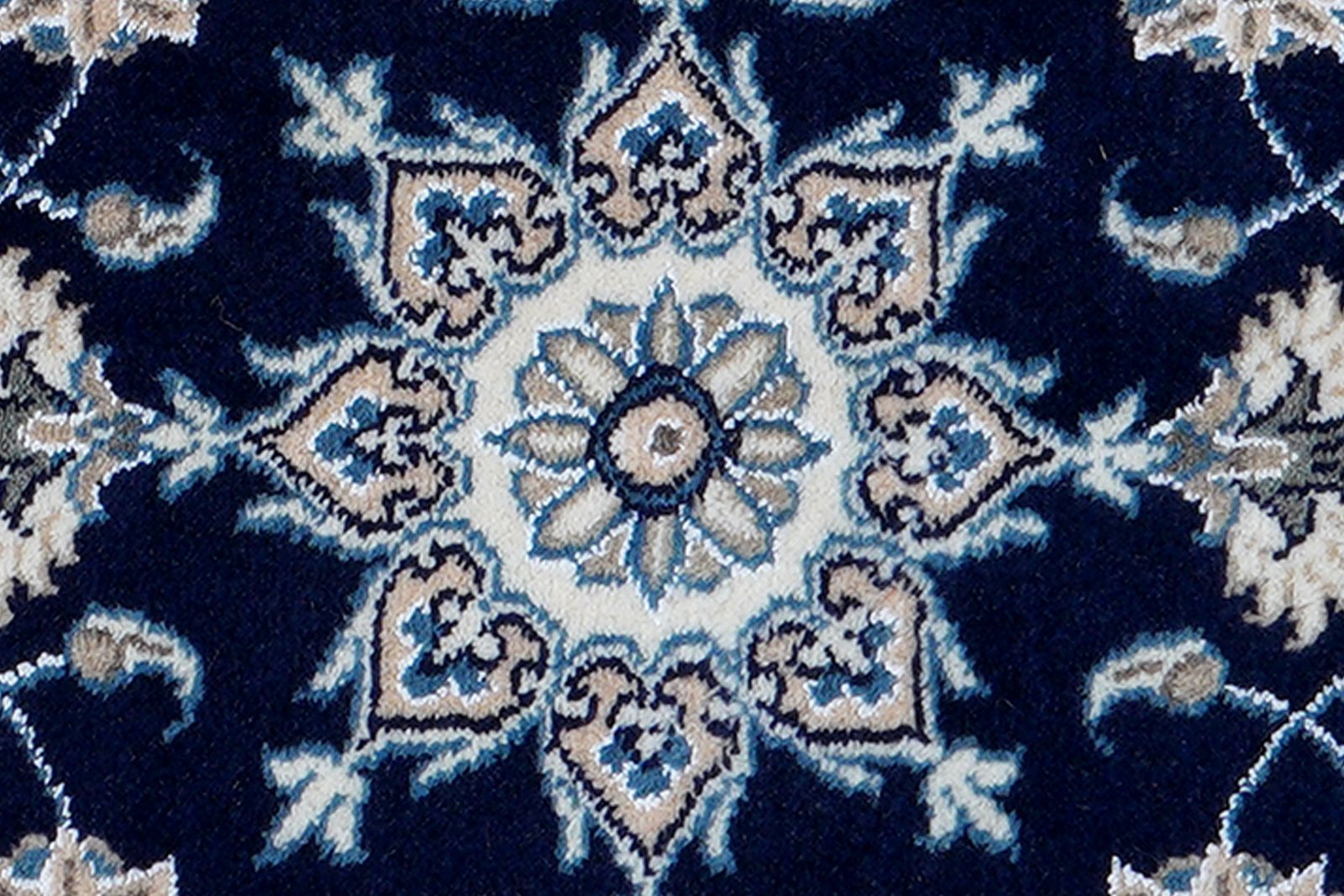 Nain 12La — Hand-knotted, 69x139 cm, Blue, 100% Virgin Wool | View 6