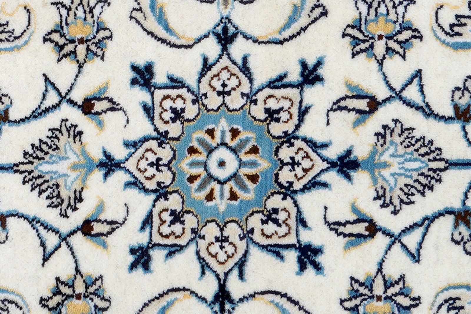Nain 12La — Hand-knotted, 70x139 cm, Beige, 100% Virgin Wool | View 6