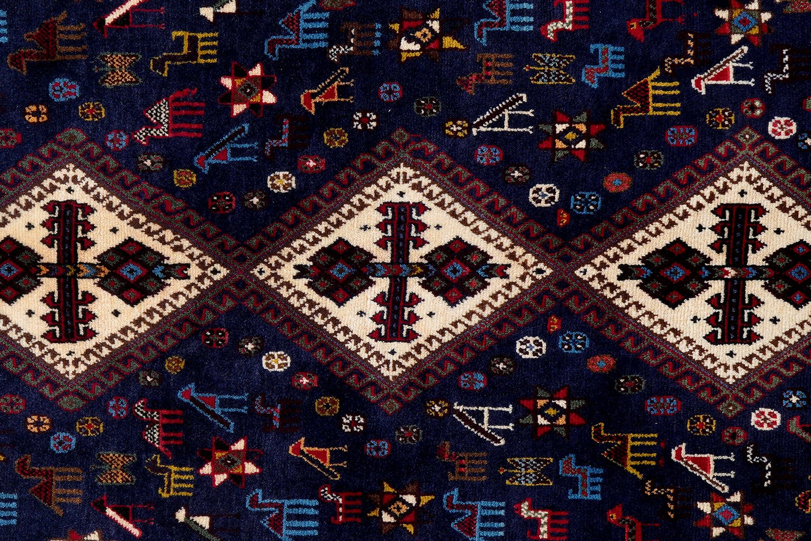 Afshar — Hand-knotted, 167x245 cm, Red, 100% Virgin Wool | View 6