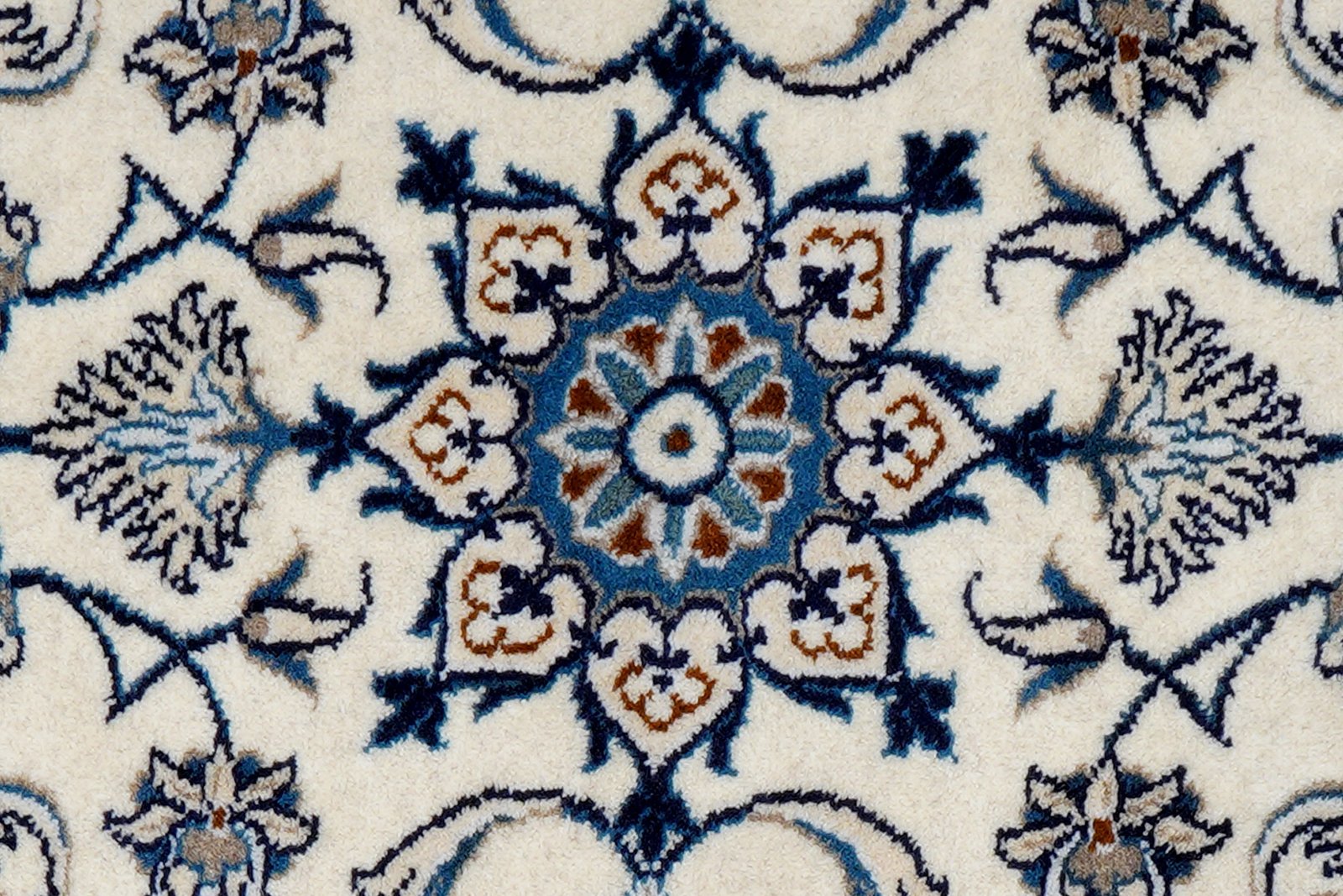 Nain 12La — Hand-knotted, 70x138 cm, Beige, 100% Virgin Wool | View 6