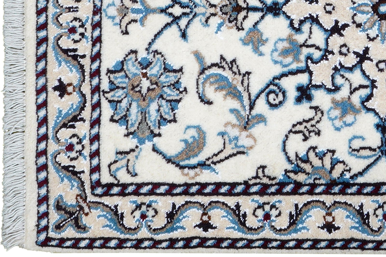 Nain 12La — Hand-knotted, 58x86 cm, Beige, 100% Virgin Wool | View 3