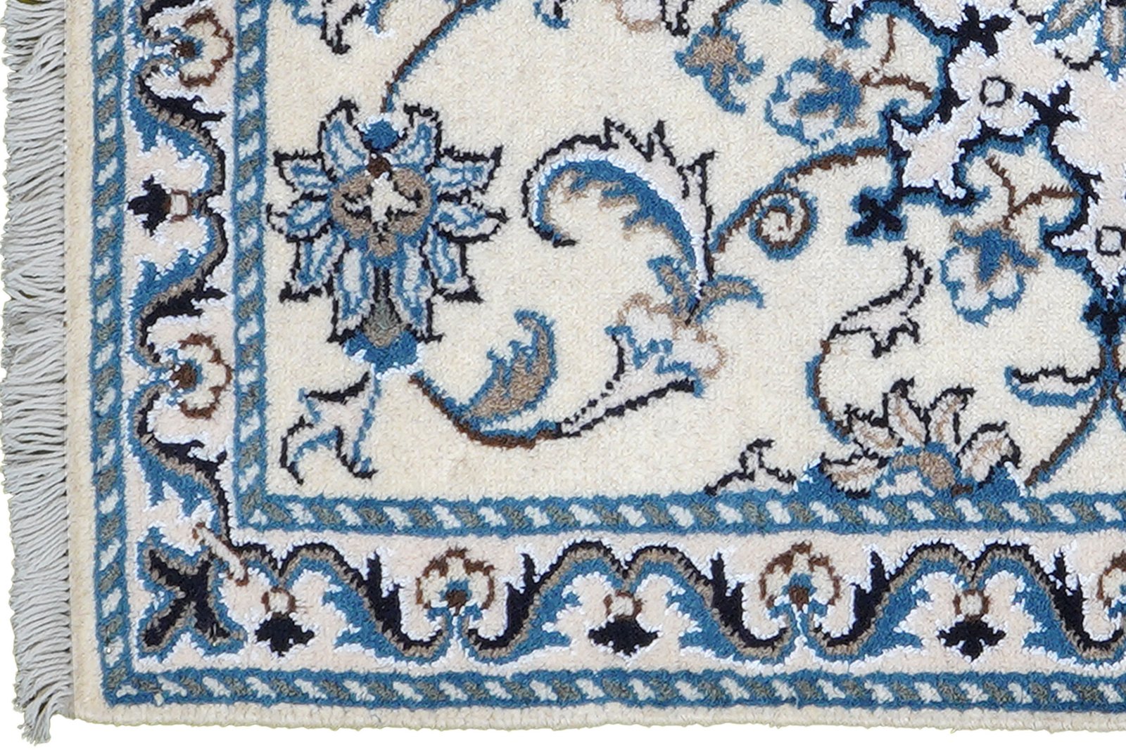 Nain 12La — Hand-knotted, 58x84 cm, Beige, 100% Virgin Wool | View 3
