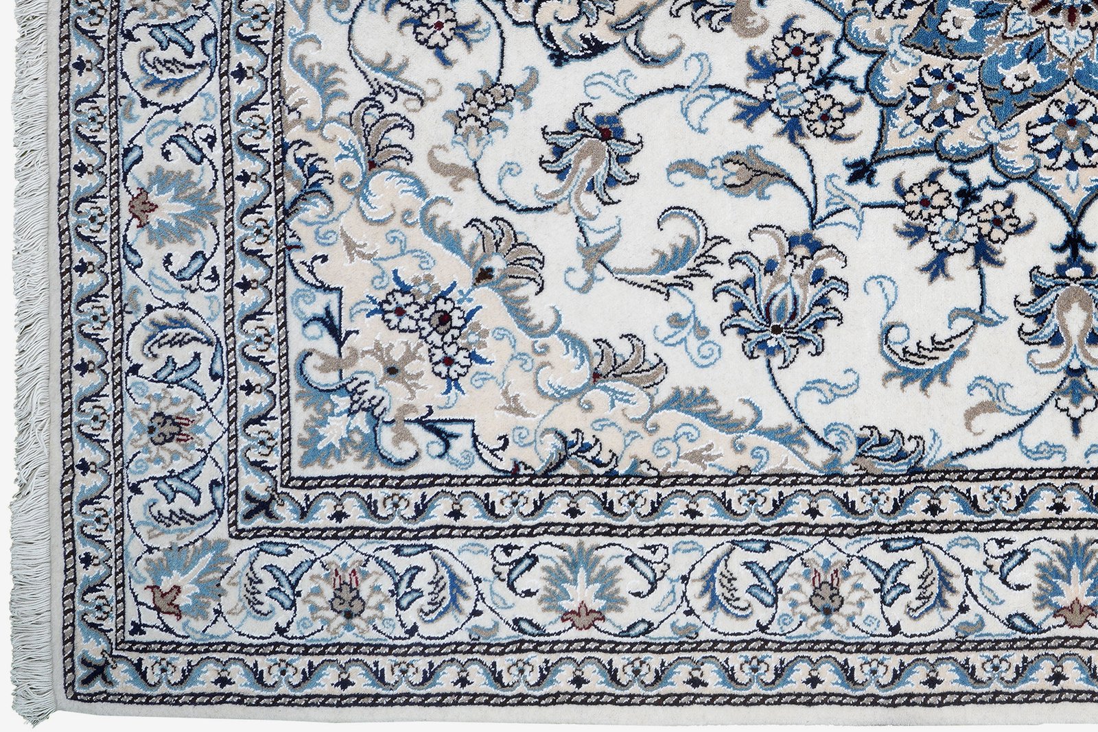 Nain 12La — Hand-knotted, 166x231 cm, Beige, 100% Virgin Wool | View 3