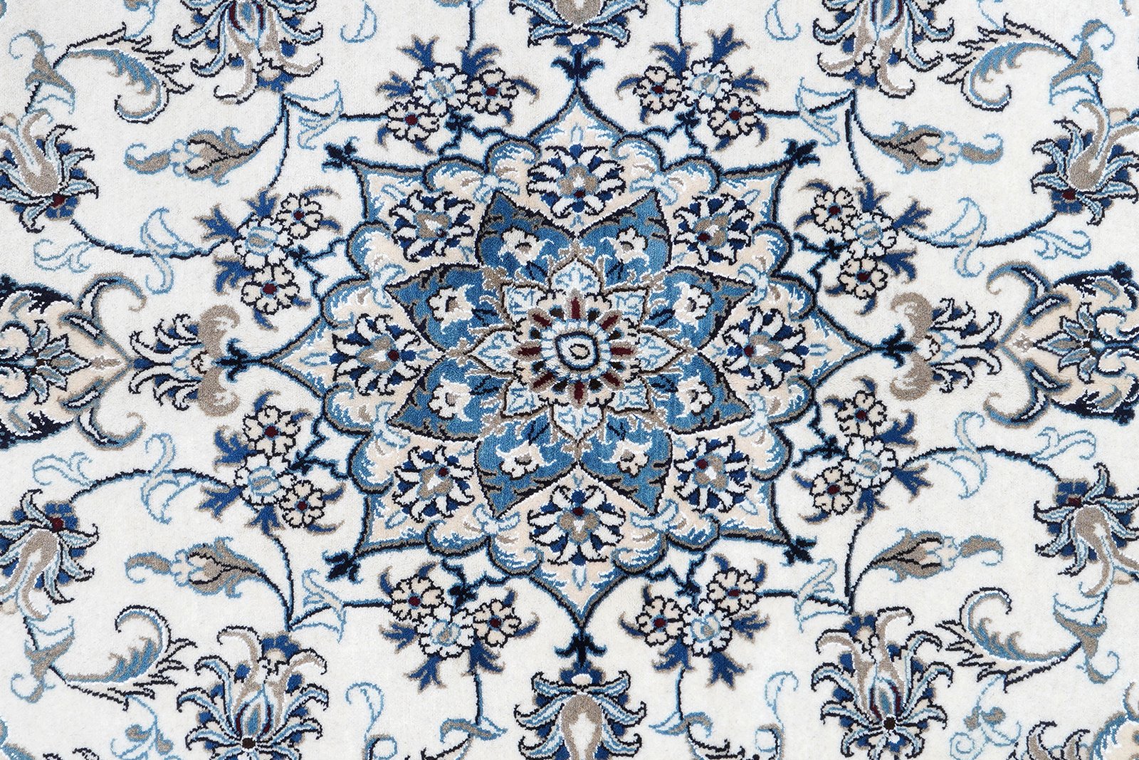 Nain 12La — Hand-knotted, 166x231 cm, Beige, 100% Virgin Wool | View 6