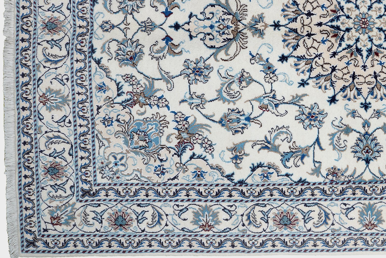 Nain 12La — Hand-knotted, 157x240 cm, Beige, 100% Virgin Wool | View 3