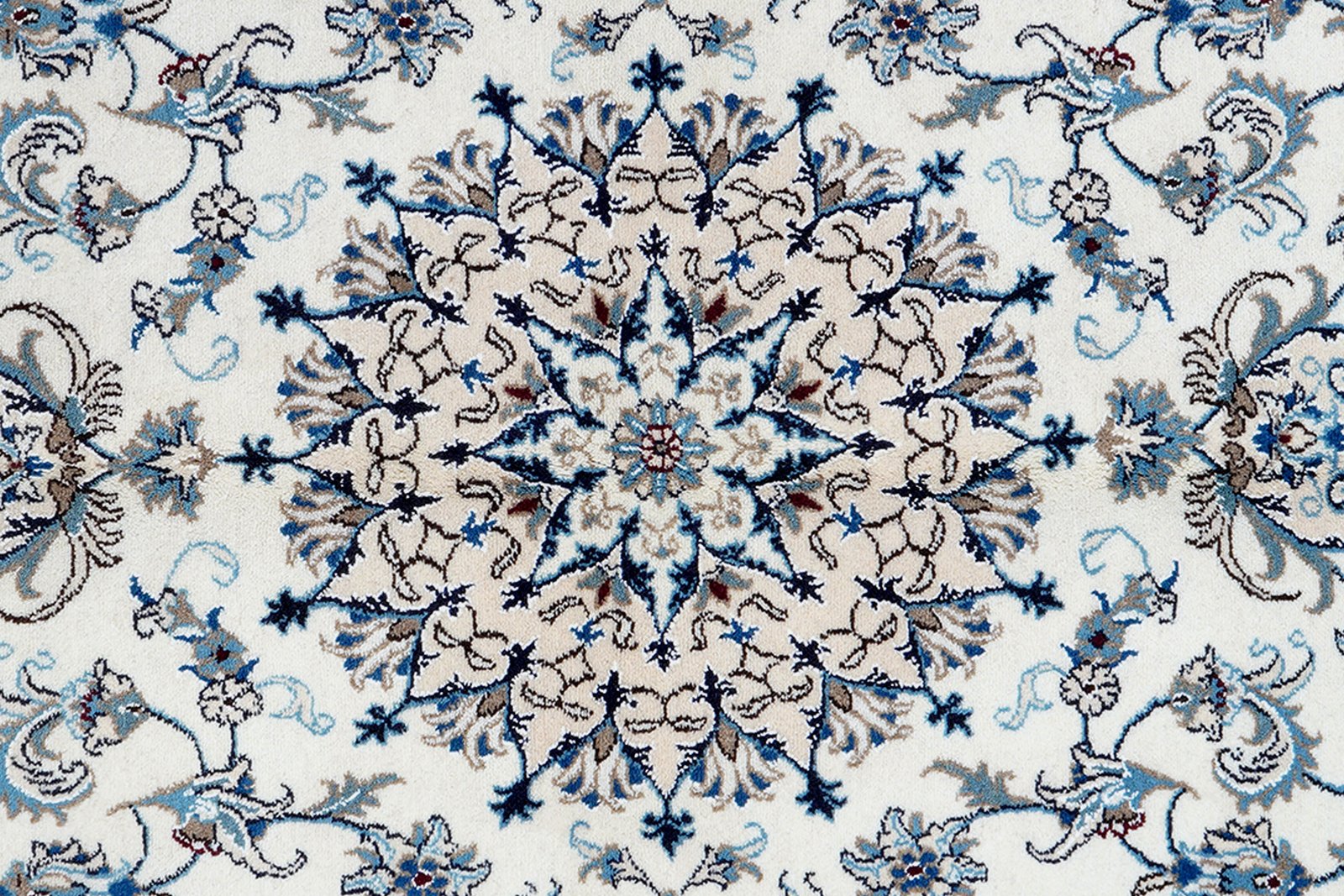 Nain 12La — Hand-knotted, 157x240 cm, Beige, 100% Virgin Wool | View 6