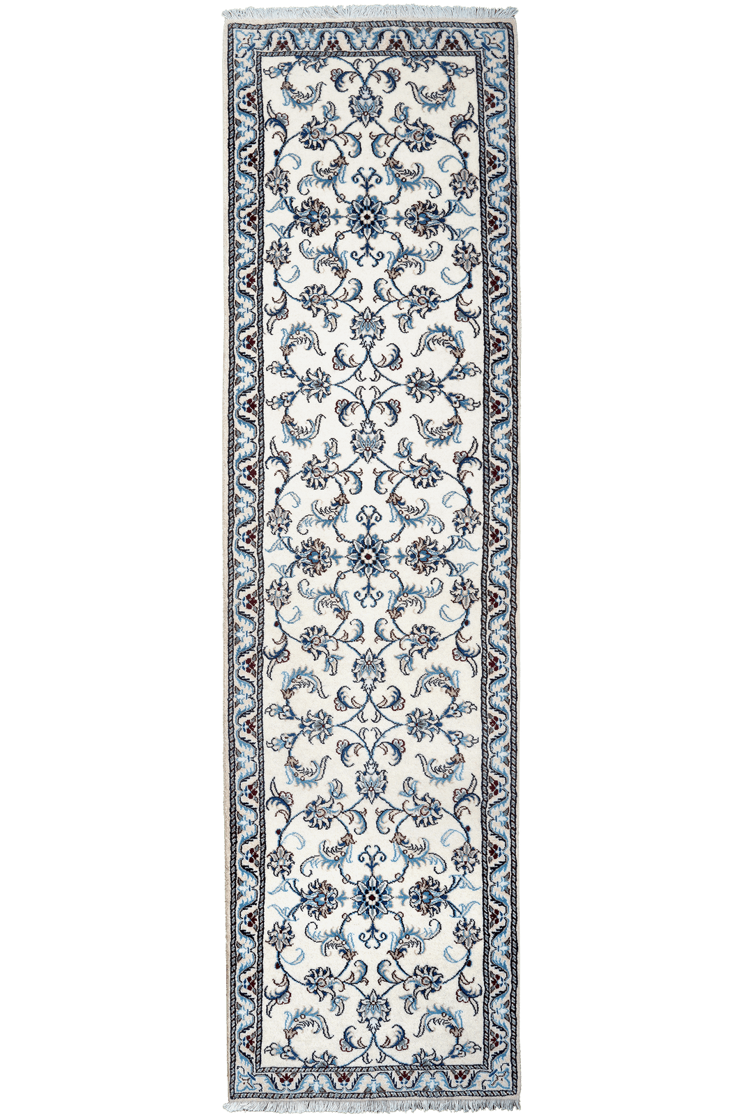 Nain 12La — Hand-knotted, 78x286 cm, Beige, 100% Virgin Wool | Main view