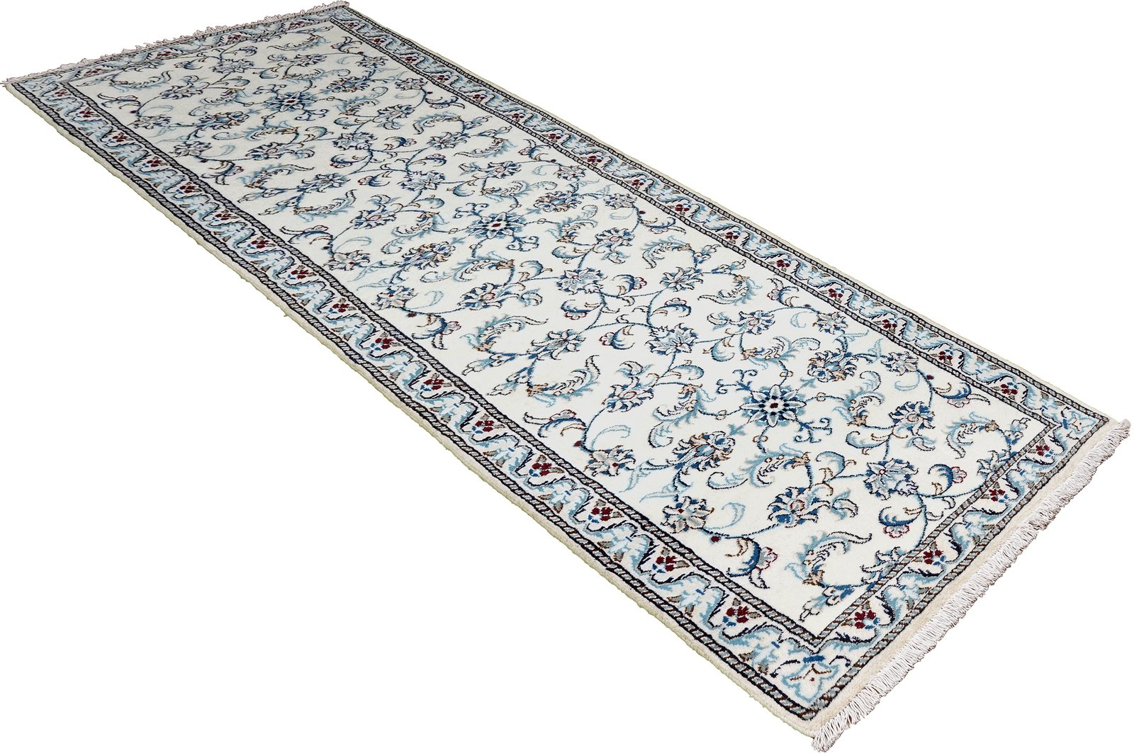 Nain 12La — Hand-knotted, 78x286 cm, Multicolor, 100% Virgin Wool | View 4