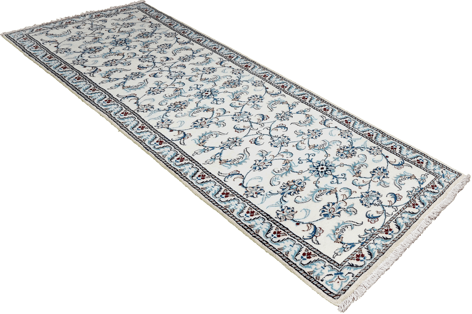 Nain 12La — Hand-knotted, 78x286 cm, Beige, 100% Virgin Wool | View 4