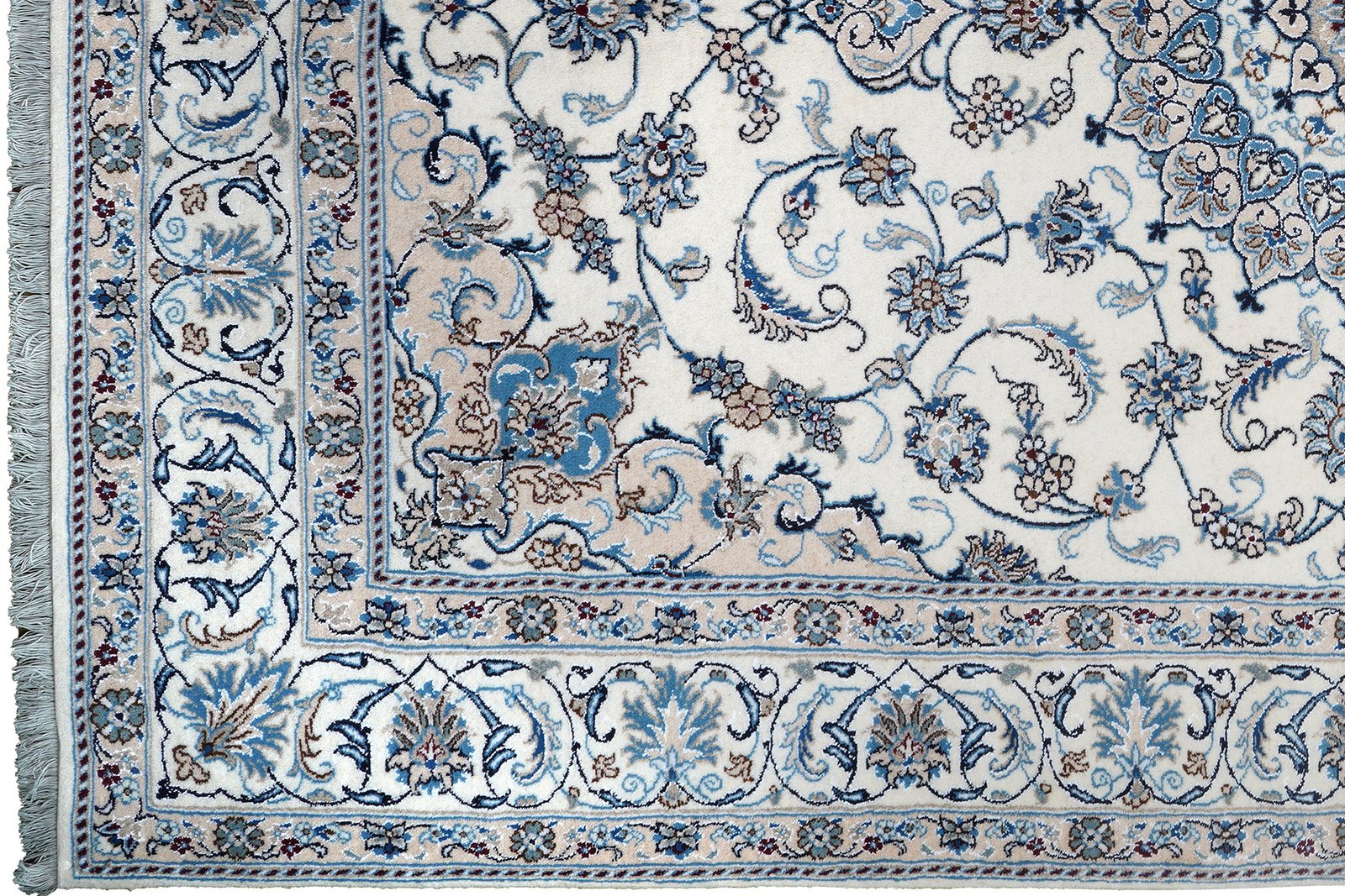 Nain 12La — Hand-knotted, 196x296 cm, Multicolor, 100% Virgin Wool | View 3