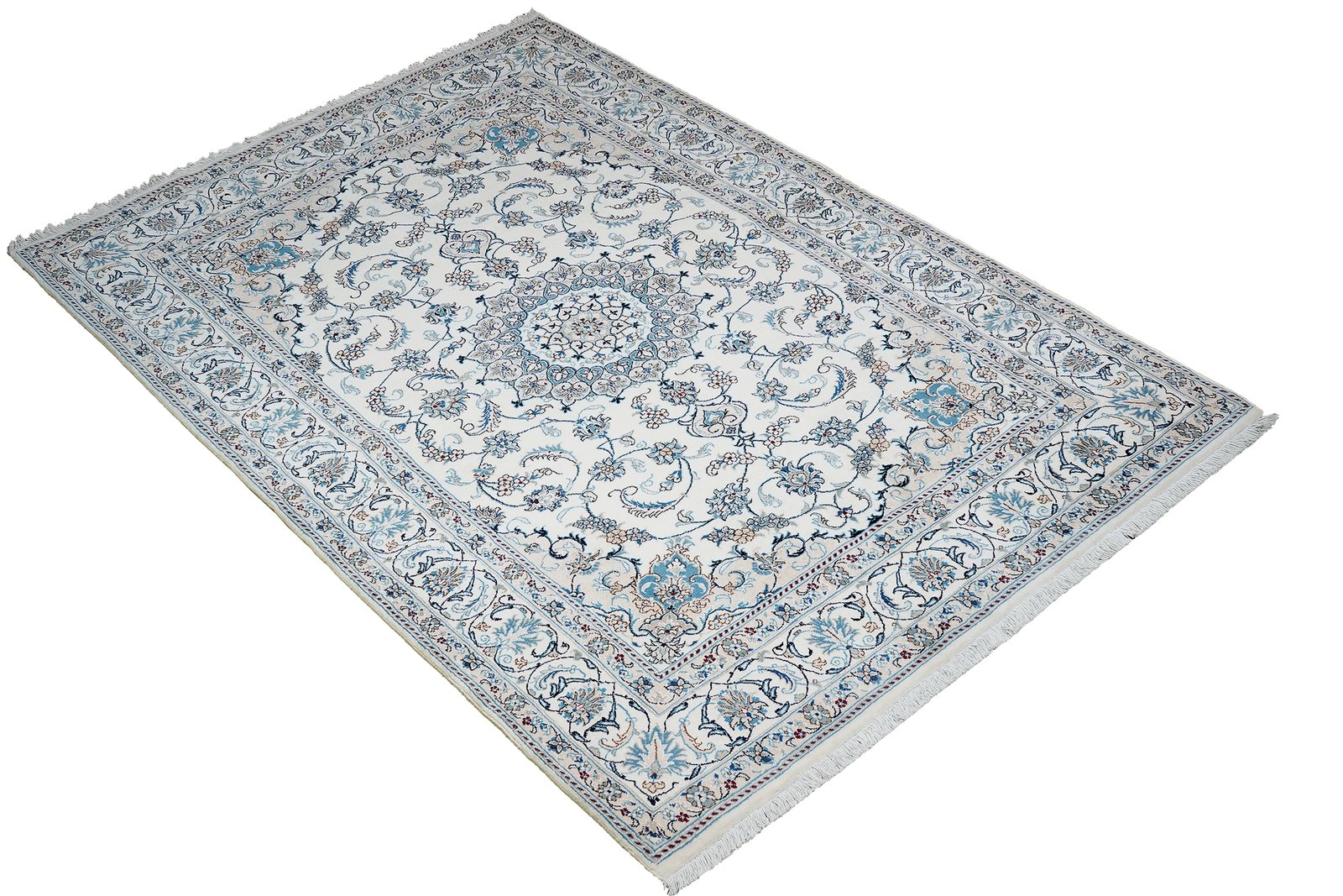 Nain 12La — Hand-knotted, 196x296 cm, Multicolor, 100% Virgin Wool | View 4