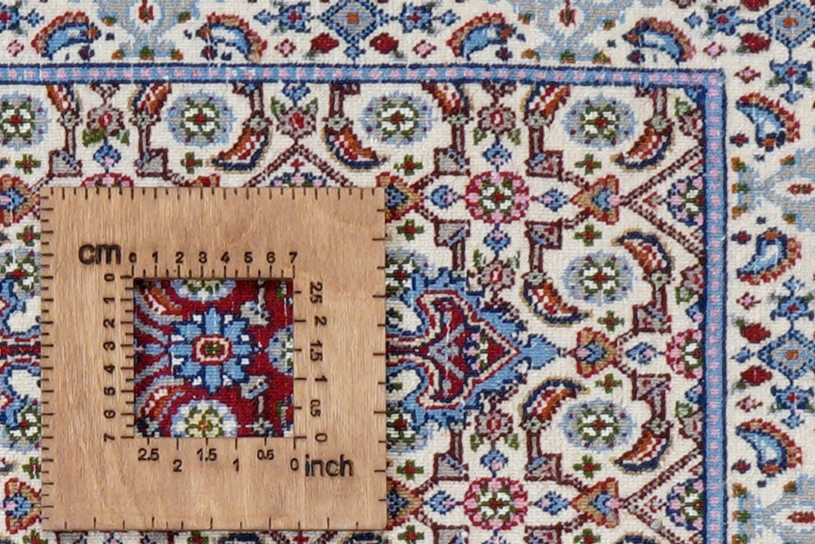 Moud Mahi — Hand-knotted, 38x62 cm, Beige, 100% Virgin Wool | View 8