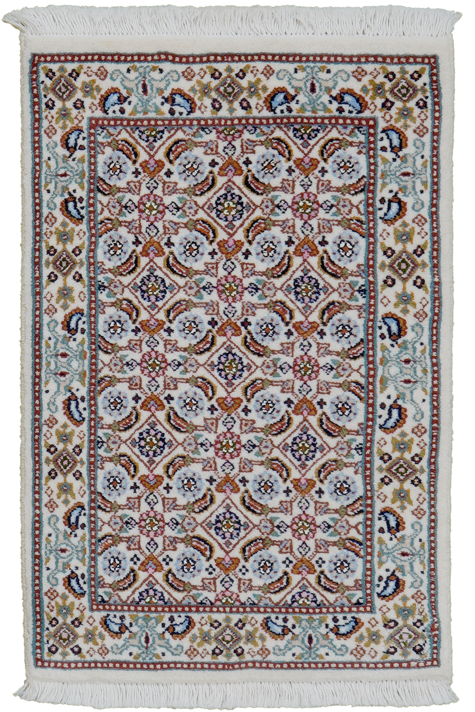 Moud Mahi — Handgefertigt, 61x39 cm, Beige, 100% Virgin Wool | Main view