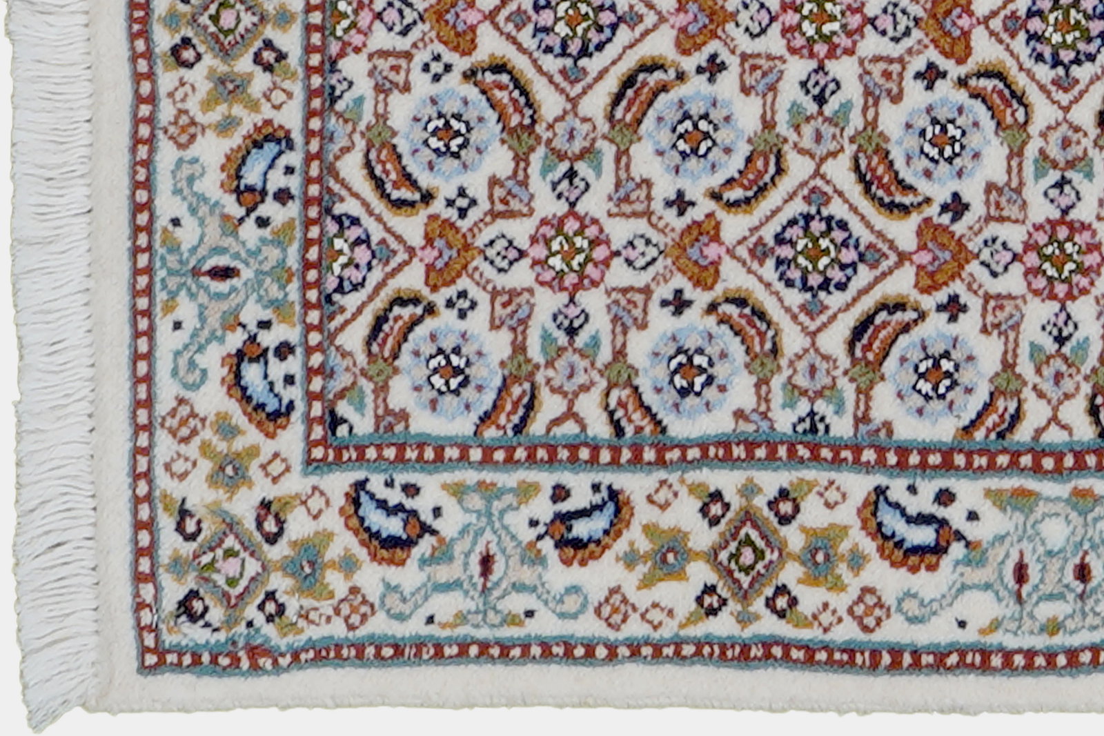 Moud Mahi — Handgefertigt, 61x39 cm, Beige, 100% Virgin Wool | View 4