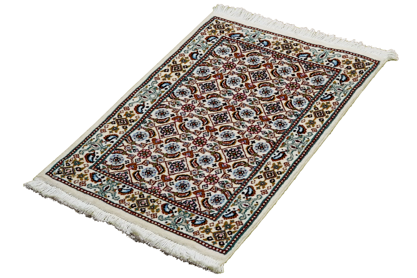 Moud Mahi — Handgefertigt, 61x39 cm, Beige, 100% Virgin Wool | View 6