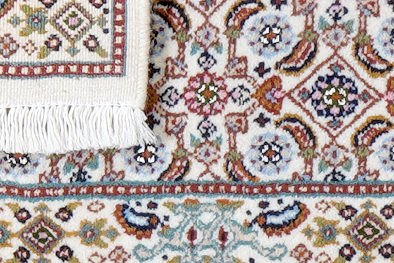 Moud Mahi — Handgefertigt, 61x39 cm, Beige, 100% Virgin Wool | View 8