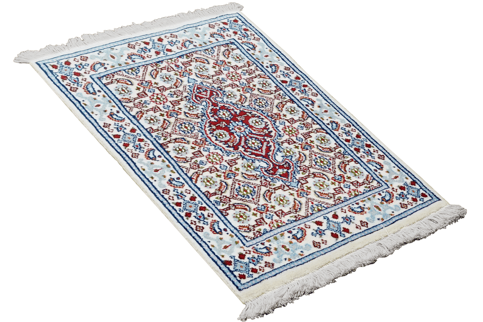 Moud Mahi — Hand-knotted, 36x59 cm, Beige, 100% Virgin Wool | View 4