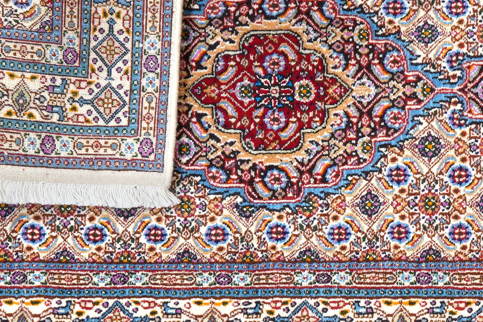 Moud Mahi — Hand-knotted, 76x118 cm, Beige, 100% Virgin Wool | View 7