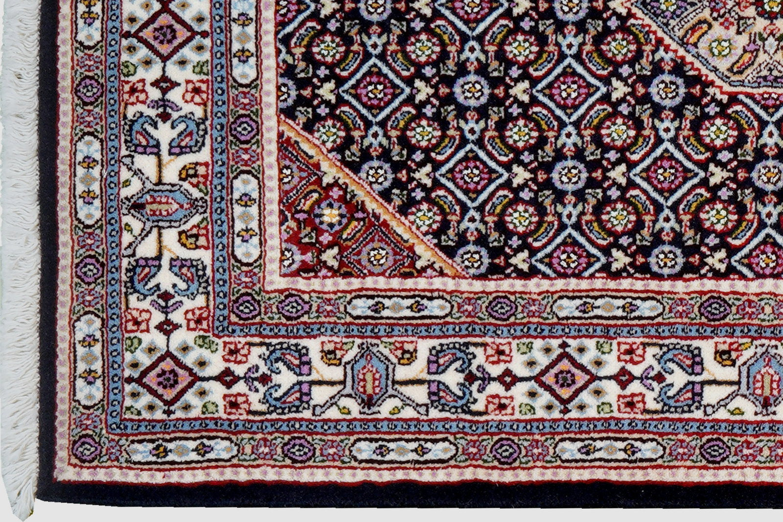 Moud Mahi — Handgefertigt, 112x77 cm, Beige, 100% Virgin Wool | View 4