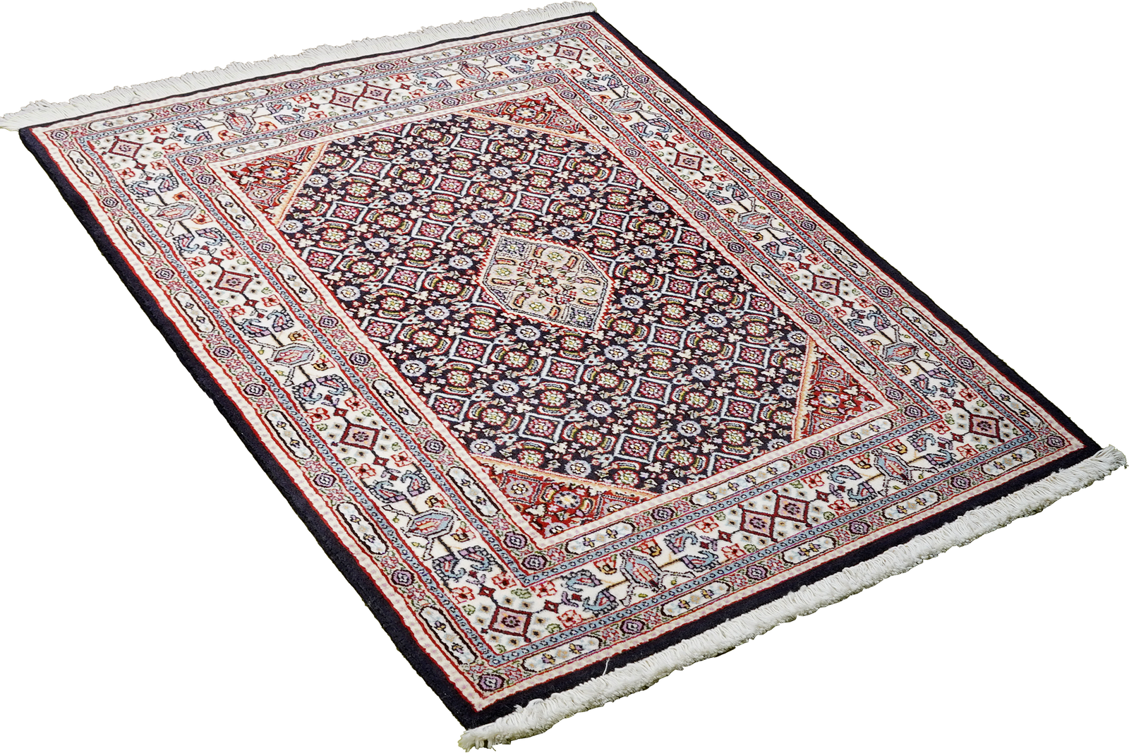 Moud Mahi — Handgefertigt, 112x77 cm, Beige, 100% Virgin Wool | View 5