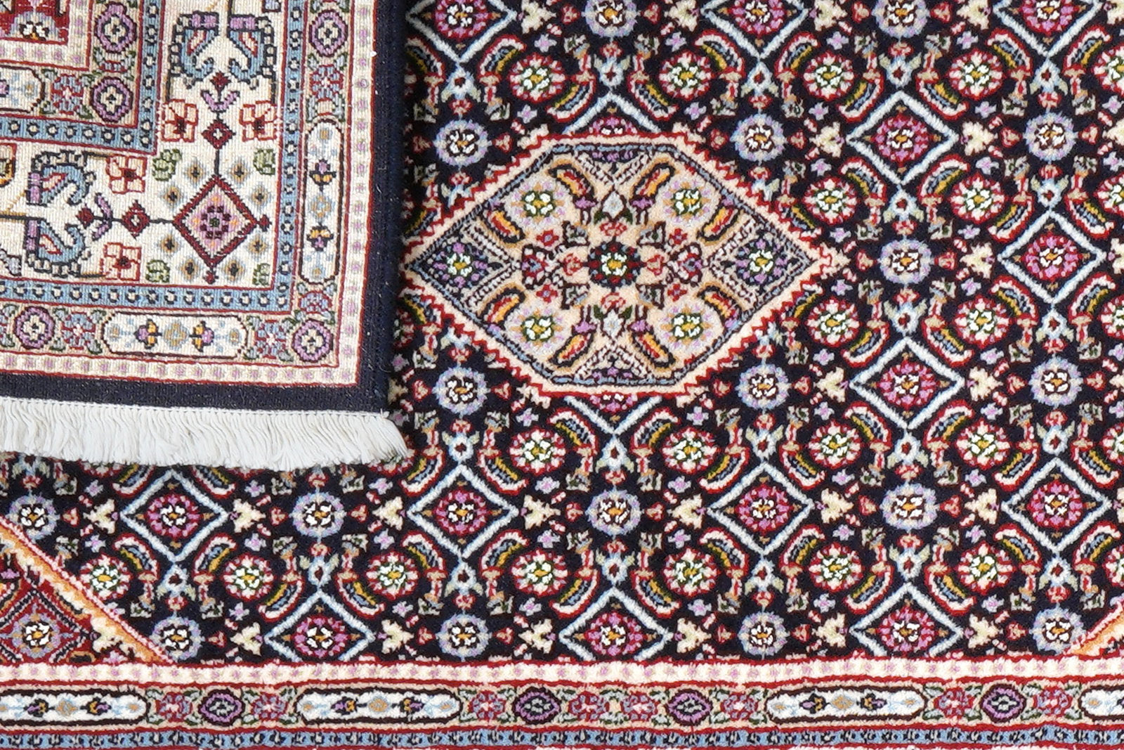 Moud Mahi — Handgefertigt, 112x77 cm, Beige, 100% Virgin Wool | View 8
