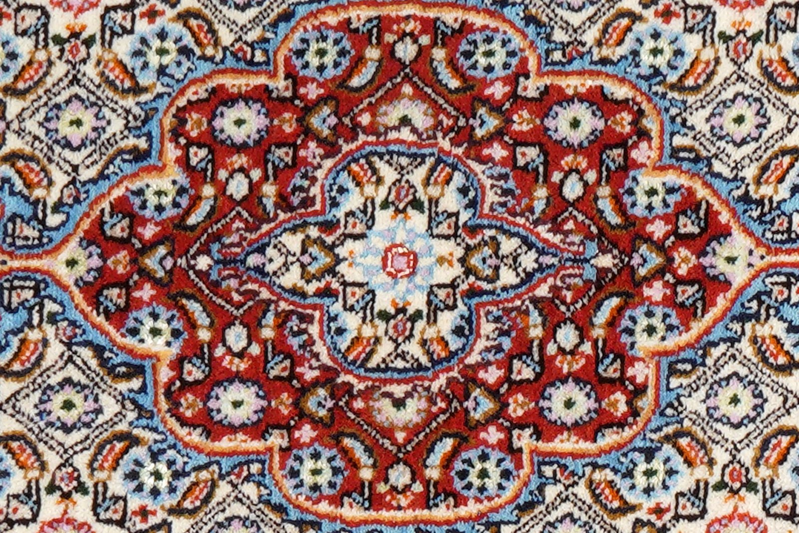 Moud Mahi — Hand-knotted, 78x126 cm, Beige, 100% Virgin Wool | View 6