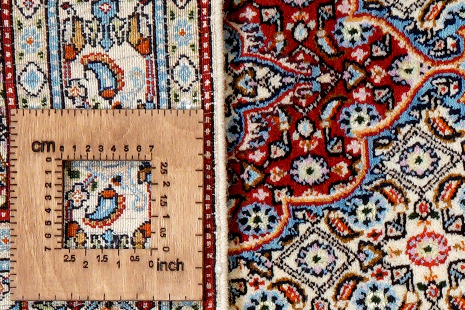 Moud Mahi — Hand-knotted, 78x126 cm, Beige, 100% Virgin Wool | View 8