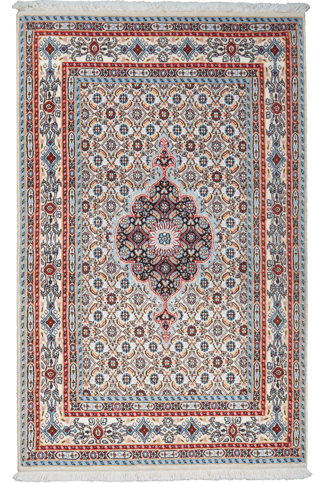 Moud Mahi — Hand-knotted, 76x121 cm, Multicolor, 100% Virgin Wool | Main view