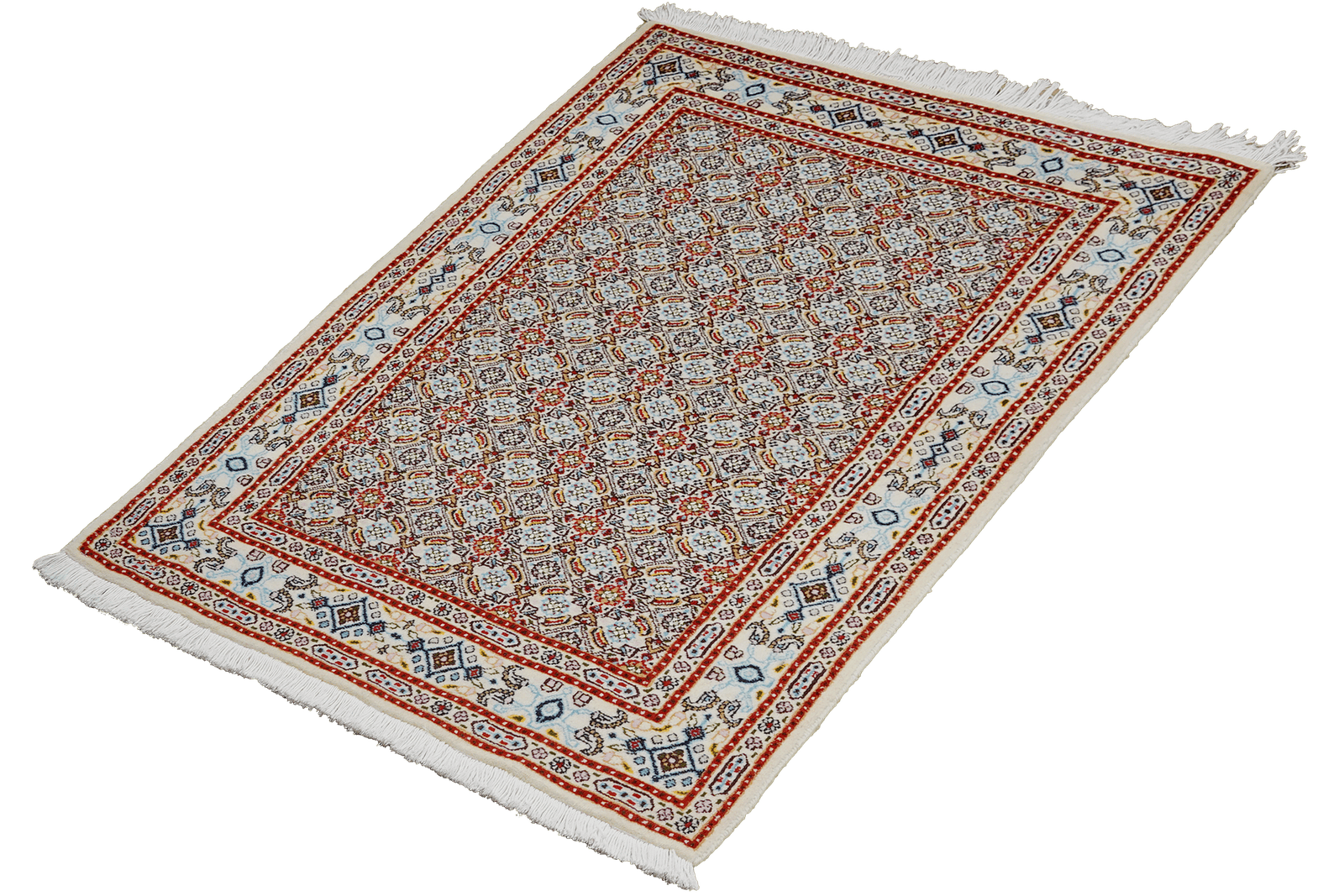 Moud Mahi — Hand-knotted, 76x120 cm, Beige, 100% Virgin Wool | View 5
