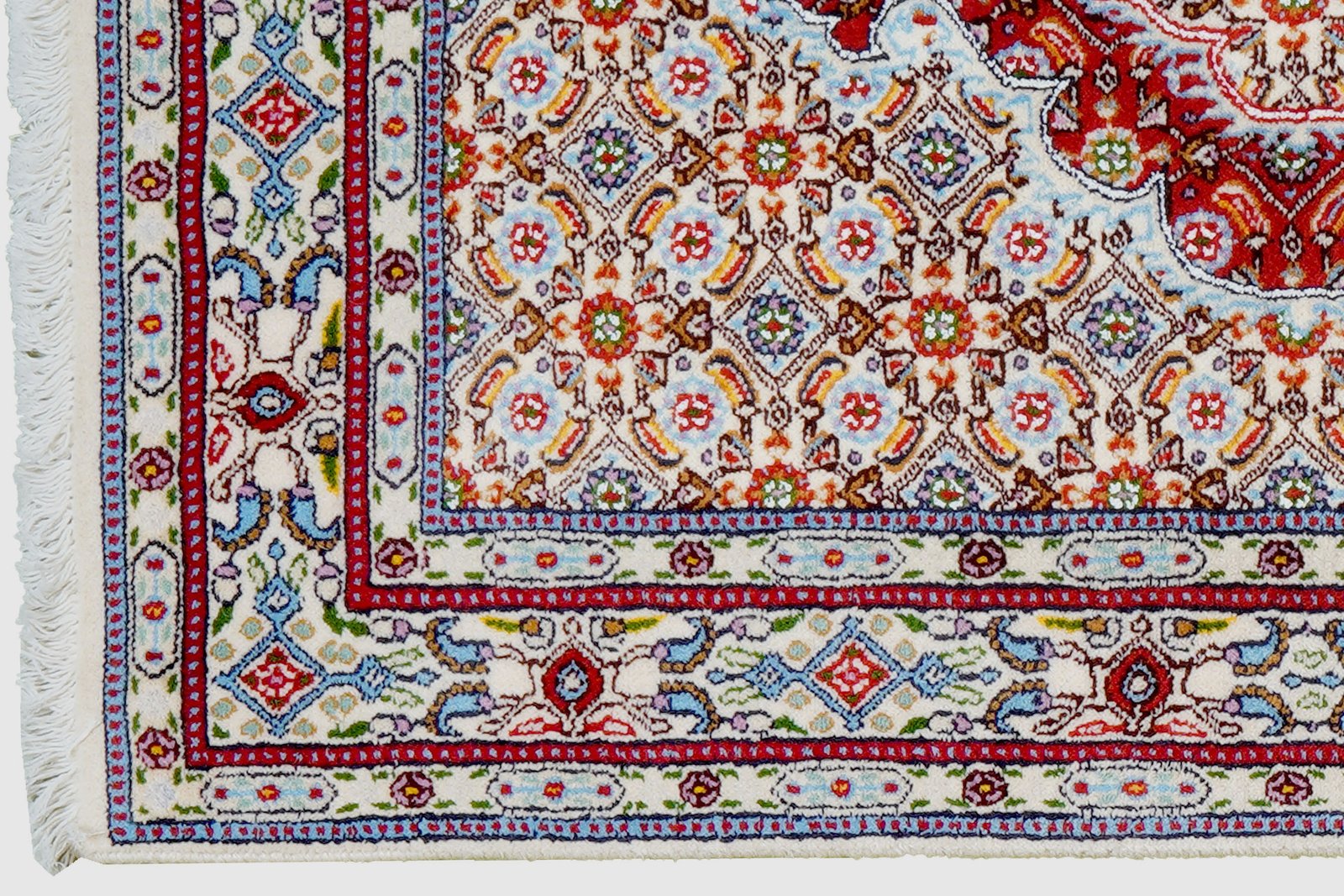 Moud Mahi — Hand-knotted, 75x112 cm, Beige, 100% Virgin Wool | View 3