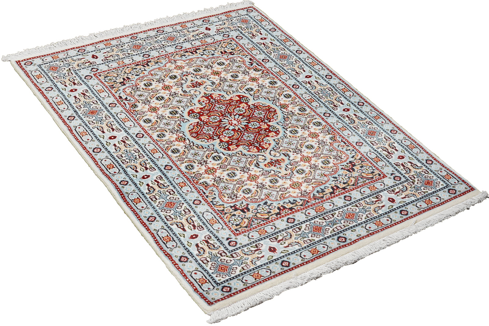 Moud Mahi — Hand-knotted, 74x115 cm, Beige, 100% Virgin Wool | View 4