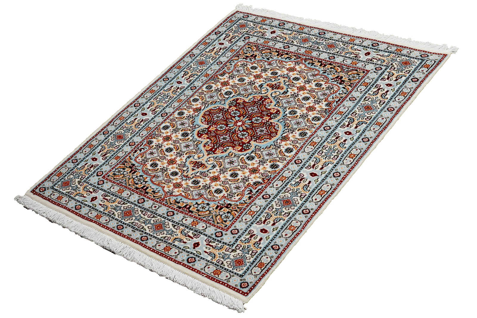 Moud Mahi — Hand-knotted, 74x115 cm, Beige, 100% Virgin Wool | View 5