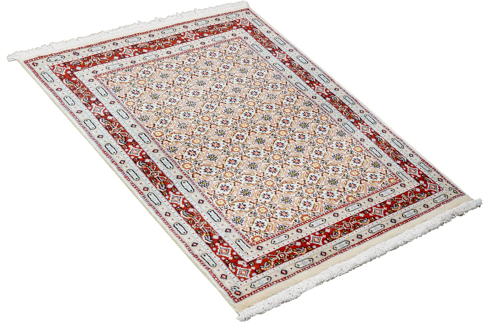 Moud Mahi — Hand-knotted, 75x120 cm, Beige, 100% Virgin Wool | View 4